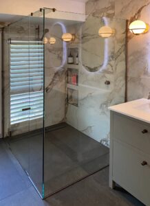 Frameless Shower